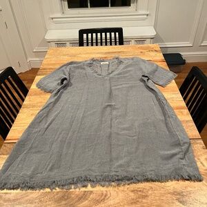 Blue Gauze Dress/Beach Coverup